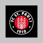 St. Pauli čierne teplákové kraťasy s tlačeným logom